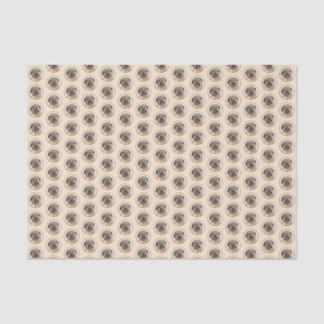 Papier Mousseline Peinture de berger pyrénéenne - Cute Original Chie (Recto)