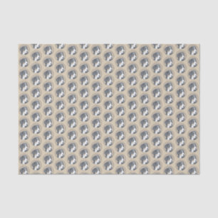 Papier Mousseline Peinture de Chien de Montagne bernois - Art origin