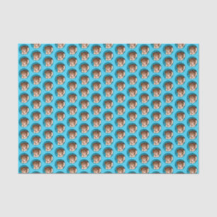 Papier Mousseline Peinture de chiot Terrier Fox - Art de chien origi