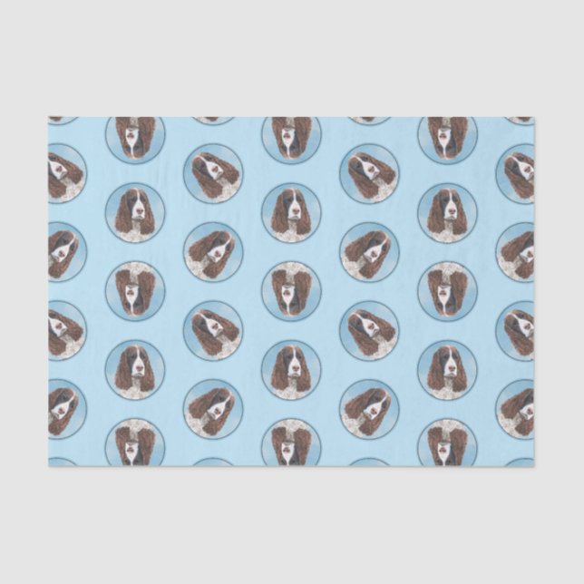 Papier Mousseline Peinture espagnole Springer anglaise Peinture orig (Recto)