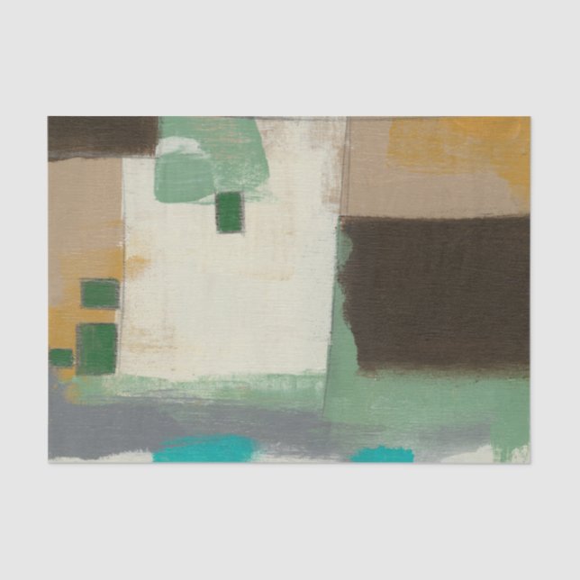 Papier Mousseline Peinture expressionniste avec pointes de brosse lo (Recto)