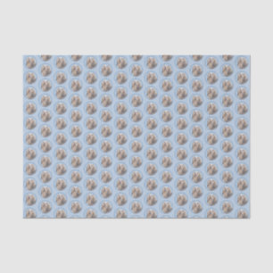 Papier Mousseline Peinture Havanaise (Argent) - Cute Original Chien 
