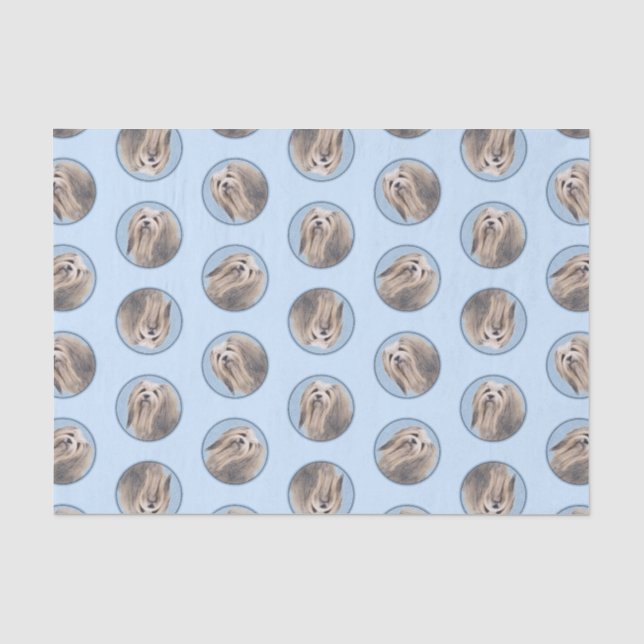 Papier Mousseline Peinture Havanaise Silver mignonne Artiste Pot Ori (Recto)