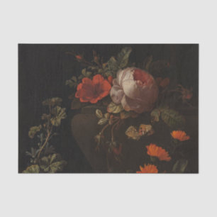 Papier Mousseline Peinture hollandaise des fleurs de l'âge d'or