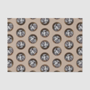 Papier Mousseline Peinture Keeshond Playtime Cute Original Chien Art