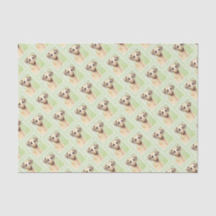 Papier Mousseline Peinture Sloughis - Joli art original pour chien