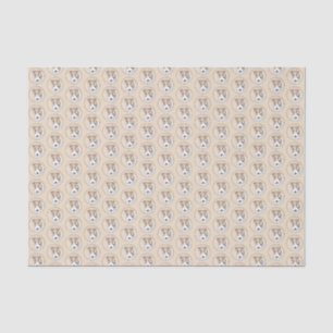 Papier Mousseline Peinture Terrier de Renard de fil - Cute Original 
