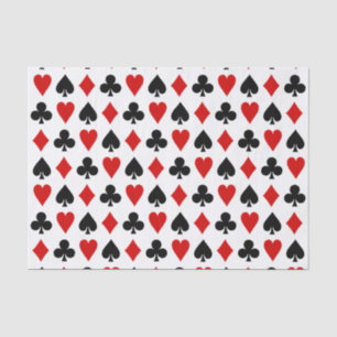 Papier Mousseline Pelle originale de coeur de club de diamant de