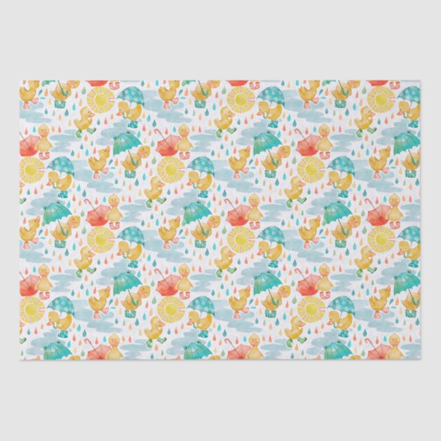 Papier Mousseline Penny Puddle Duck (Recto)