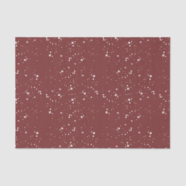 Papier Mousseline Peppermint Snow (Recto)