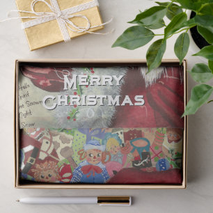 Papier Mousseline Père Noël Classique - Vérifier Deux Fois L'Oeuvre 