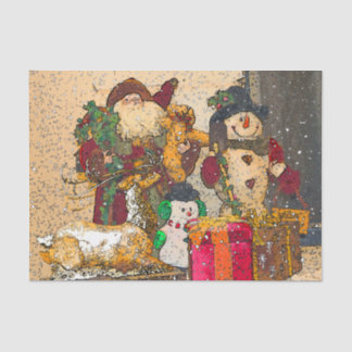 PAPIER MOUSSELINE PÈRE NOËL ET AMIS