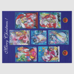 PAPIER MOUSSELINE PÈRE NOËL ET PARTI NOËL DES NEIFS