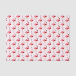Papier Mousseline Père Noël Flamant rose rose Noël Motif de Noël
