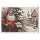 Père Noël victorien Deoupage Noël Père