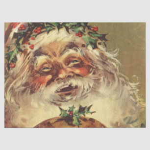 Papier Mousseline père Noël vintage
