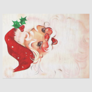 PAPIER MOUSSELINE PÈRE NOËL VINTAGE 4