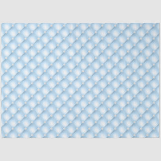 Papier Mousseline Perles bleues touffues