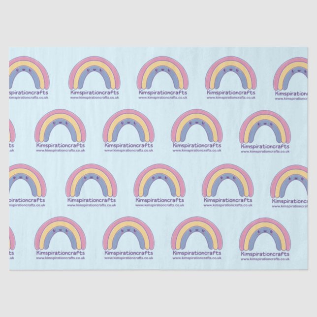 Papier Mousseline Personalised tissue paper with your own logo (Recto)