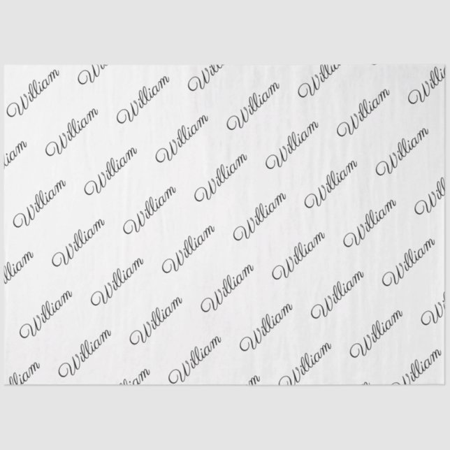 Papier Mousseline Personalised wrapping paper  (Recto)
