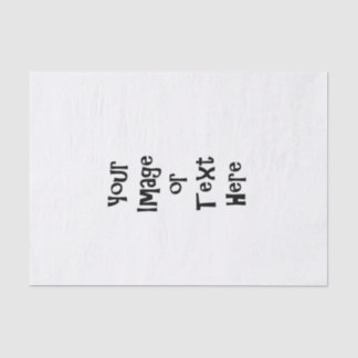 Papier Mousseline Personnaliser avec images et texte personnalisés