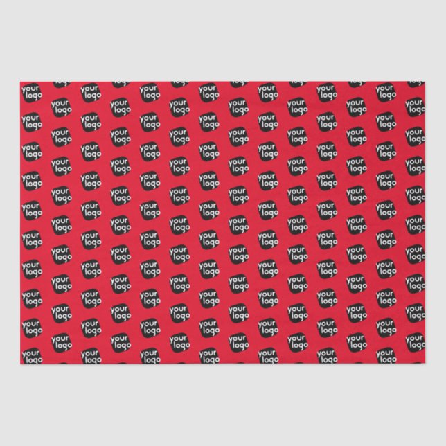 Papier Mousseline Personnaliser Couleur Votre logo ici Emballage de  (Recto)