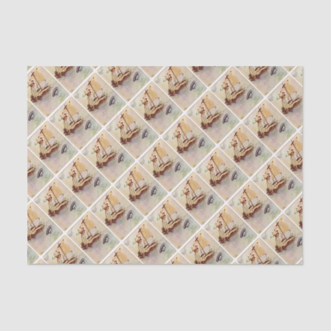 Papier Mousseline Peter Pan sur le radeau de nid (Recto)