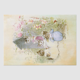 Papier Mousseline Peter Rabbit (chats) Tissu Papier