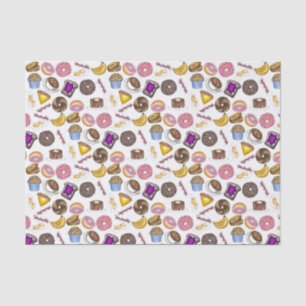 Papier Mousseline Petit-déjeuner Brunch Nourriture Bagel Donut OEufs