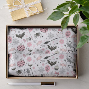 Papier Mousseline Petite Fille Rose Halloween Anniversaire