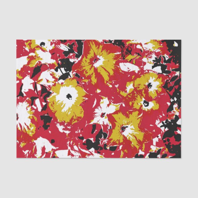 PAPIER MOUSSELINE PETUNIAS (Recto)