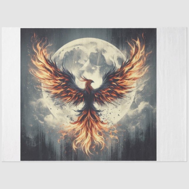 Papier Mousseline Phoenix Moon (Recto)