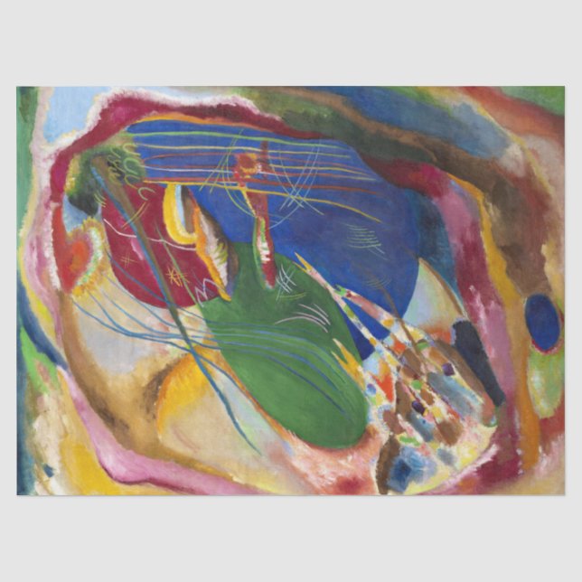 Papier Mousseline Photo avec trois points, No.196 par Kandinsky (Recto)