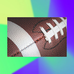 Papier Mousseline Photo de gros plan du football cool