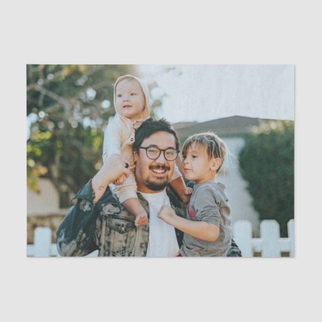 Papier Mousseline Photo personnalisée (Recto)