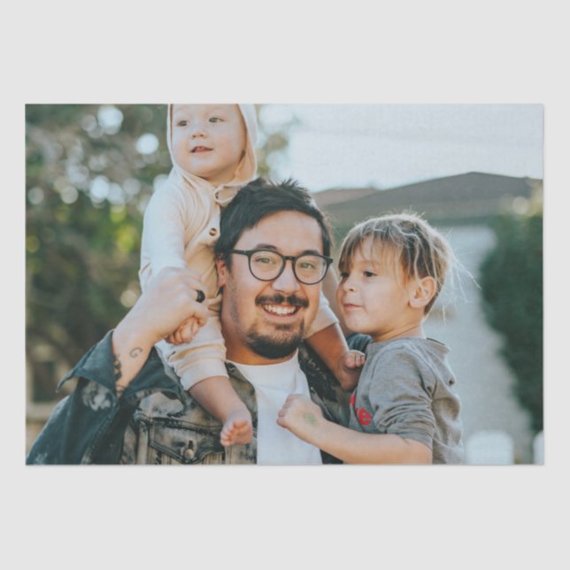 Papier Mousseline Photo personnalisée (Recto)