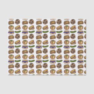 Papier Mousseline Pickle Reuben Sandwich Blintz Bagel Knish Foodie