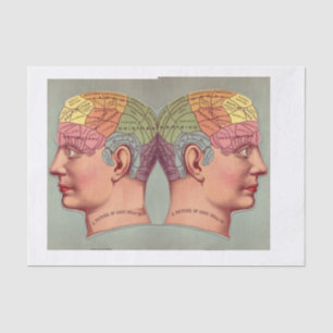 Papier Mousseline Picture of Perfect Health Vintage Anatomy