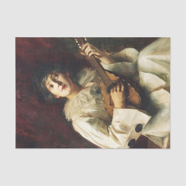 Papier Mousseline Pierette Jouer la Lute par Paul De La Boulaye (Recto)