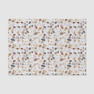 Papier Mousseline Pierre Art Déco Moderne Terrazzo Mi-Siècle