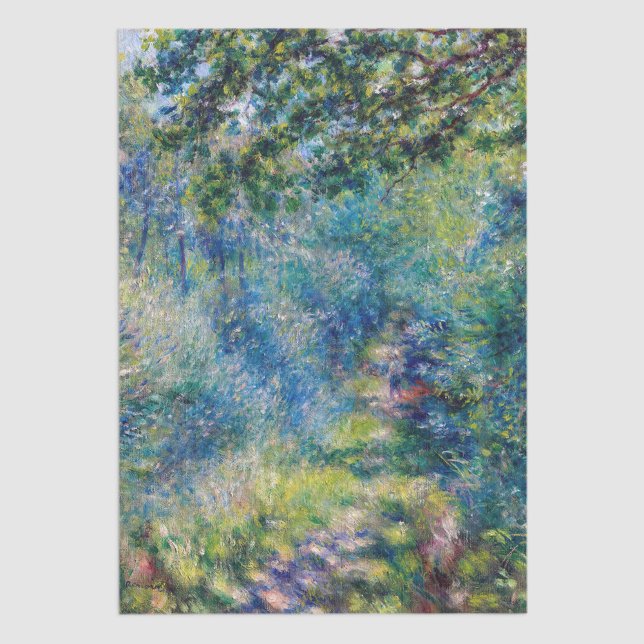 Papier Mousseline Pierre-Auguste Renoir - Chemin dans la Forêt (Créateur téléchargé)