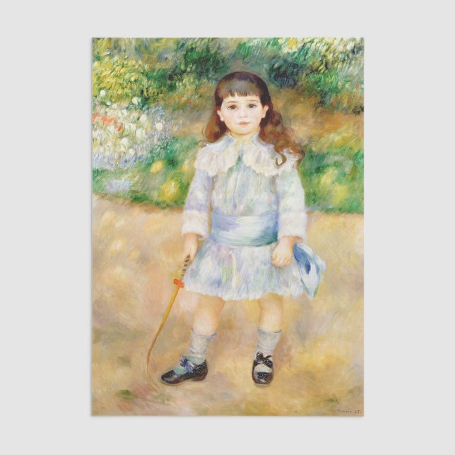 Papier Mousseline Pierre-Auguste Renoir - Enfant au fouet (Créateur téléchargé)