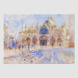 Papier Mousseline Pierre-Auguste Renoir - Venise, Piazza San Marco