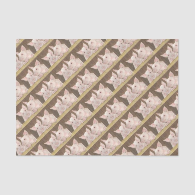 Papier Mousseline Piglets (Recto)
