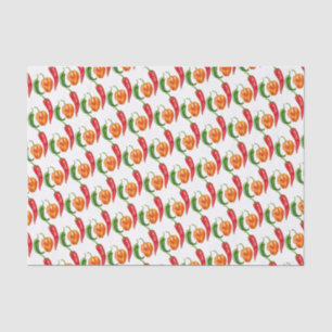 Papier Mousseline Piment Fort Chili Habanero Jalapeno