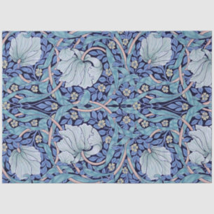 Papier Mousseline Pimpernel Blue, William Morris
