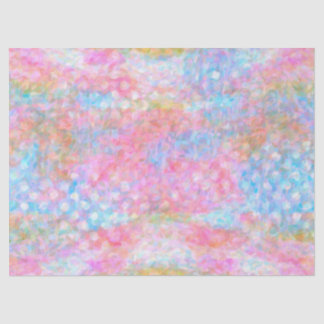 Papier Mousseline Pink and Blue Pastel Motif génial