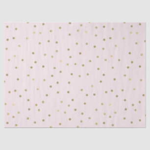 Papier Mousseline Pink Blush Gold Sparkt Confetti
