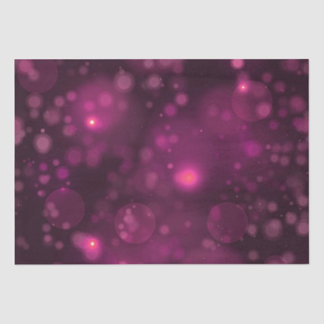 Papier Mousseline Pink Bokeh (Recto)