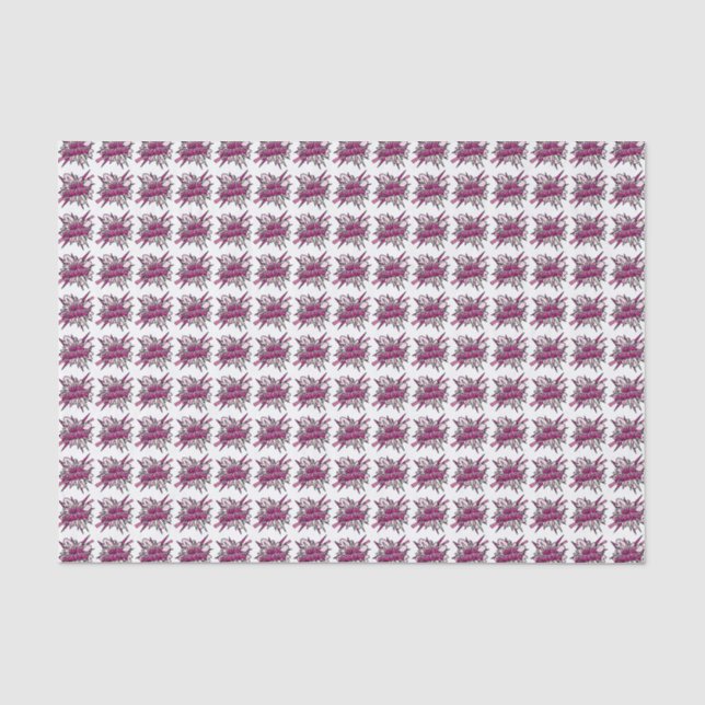 Papier Mousseline Pink Fun GIRL POWER Modern Typographie (Recto)